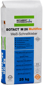 BOTAMENT� BOTACT� M 26 Multiflex Weiss Schnellkleber (25kg)[ Fliesenbaustoffe Fugenbreit Fliesenkleber Ausgleichsmasse ]