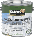 SAICOS� Haus &amp- Gartenfarbe[ Holzpflege Pflegewachs Holzschutz Holzlasur Lasur Holzfarbe ]